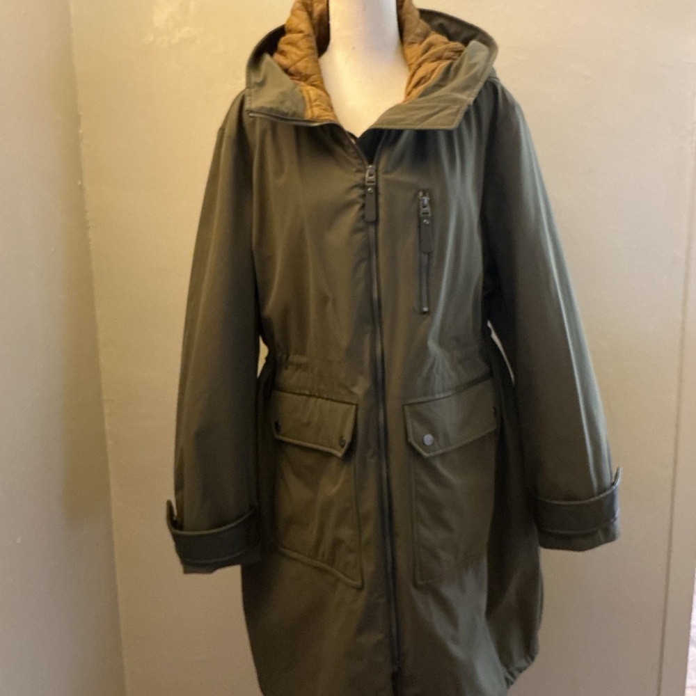 Andrew Marc Olive Utility Jacket - Picture 3 of 9
